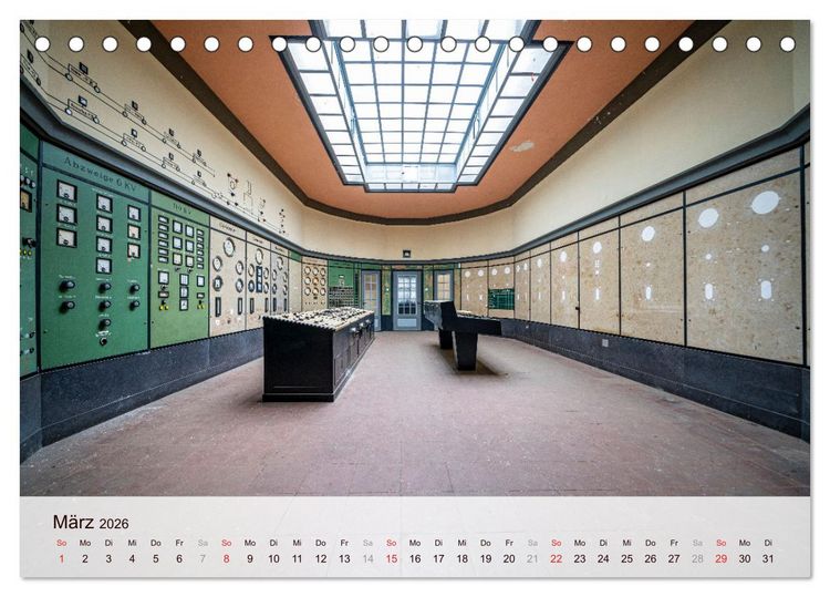 Produktbild: Lost Places - verlassen und vergessen (Tischkalender 2026 DIN A5 quer), CALVENDO Monatskalender