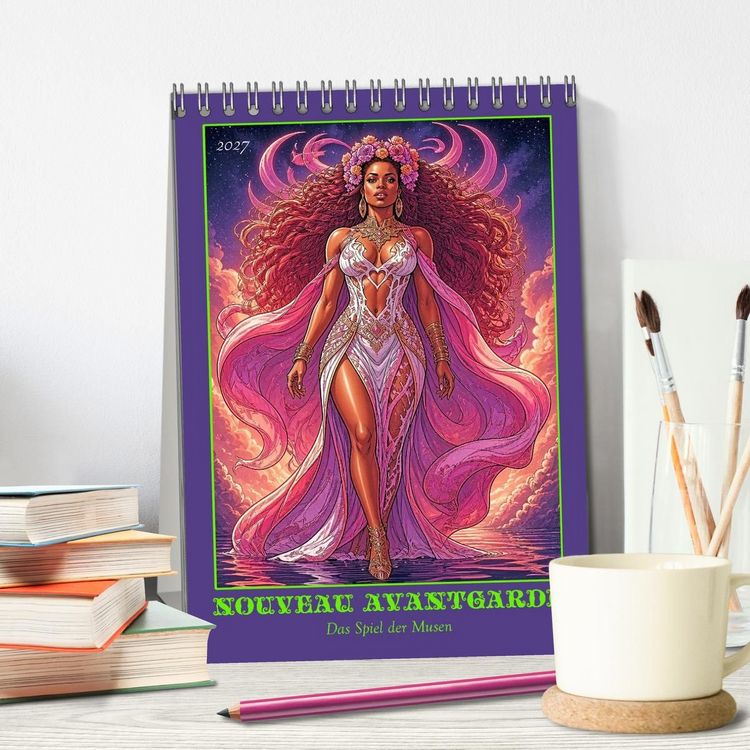 Produktbild: Nouveau Avantgarde: Das Spiel der Musen (Tischkalender 2027 DIN A5 hoch), CALVENDO Monatskalender