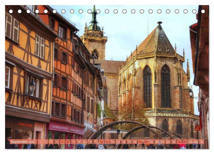 Produktbild: Das Elsass (Tischkalender 2026 DIN A5 quer), CALVENDO Monatskalender