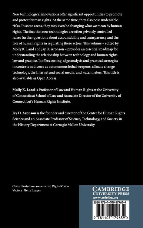 Produktbild: New Technologies for Human Rights Law and Practice