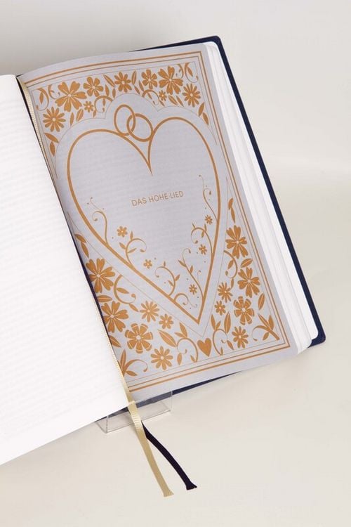 Produktbild: Neues Leben. Die Bibel - Golden Grace Edition, Marineblau