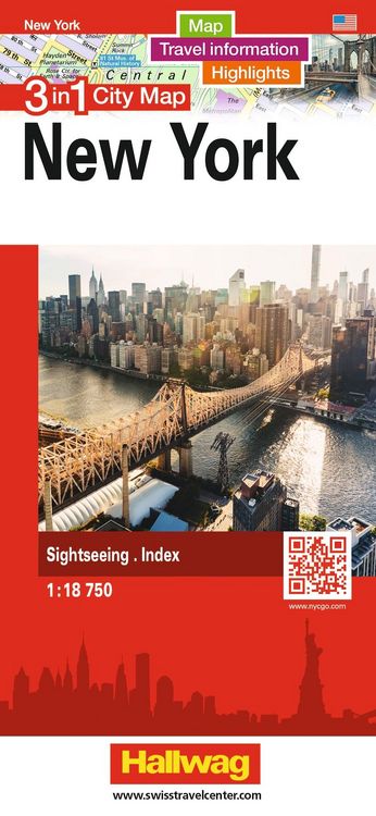 Produktbild: Hallwag Stadtplan New York