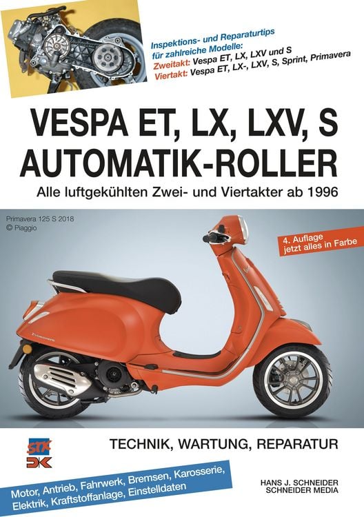 Produktbild: Vespa ET, LX, LXV, S Automatik-Roller