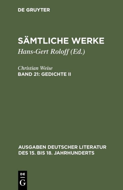 Produktbild: Gedichte II