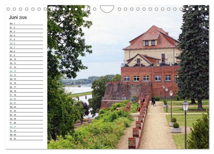 Produktbild: Tangerm&uuml;nde - Fachwerk- und Backsteinbauten-Stadt an der Elbe (Wandkalender 2026 DIN A4 quer), CALVENDO Monatskalender