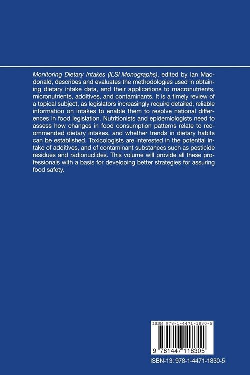 Produktbild: Monitoring Dietary Intakes