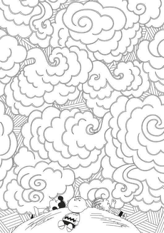 Produktbild: Peanuts: Malblock - Gl&uuml;cksmomente mit den Peanuts