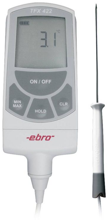 Produktbild: ebro TFX 422C-60 Einstichthermometer (HACCP) Messbereich Temperatur -50 bis 200 &deg;C HACCP-konform