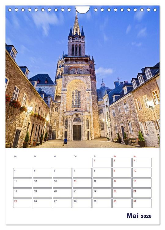 Produktbild: Zauberhaftes Aachen (Wandkalender 2026 DIN A4 hoch), CALVENDO Monatskalender