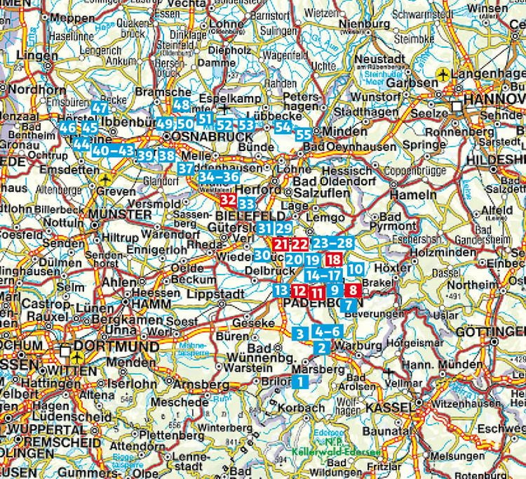 Produktbild: ROTHER Wanderf&uuml;hrer Teutoburger Wald