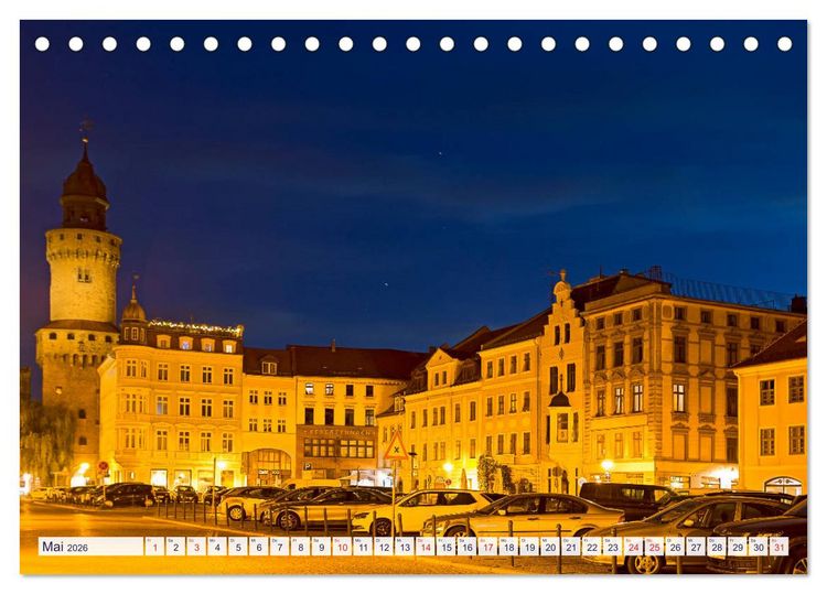 Produktbild: G&Ouml;RLITZ f&uuml;r Nachtschw&auml;rmer (Tischkalender 2026 DIN A5 quer), CALVENDO Monatskalender