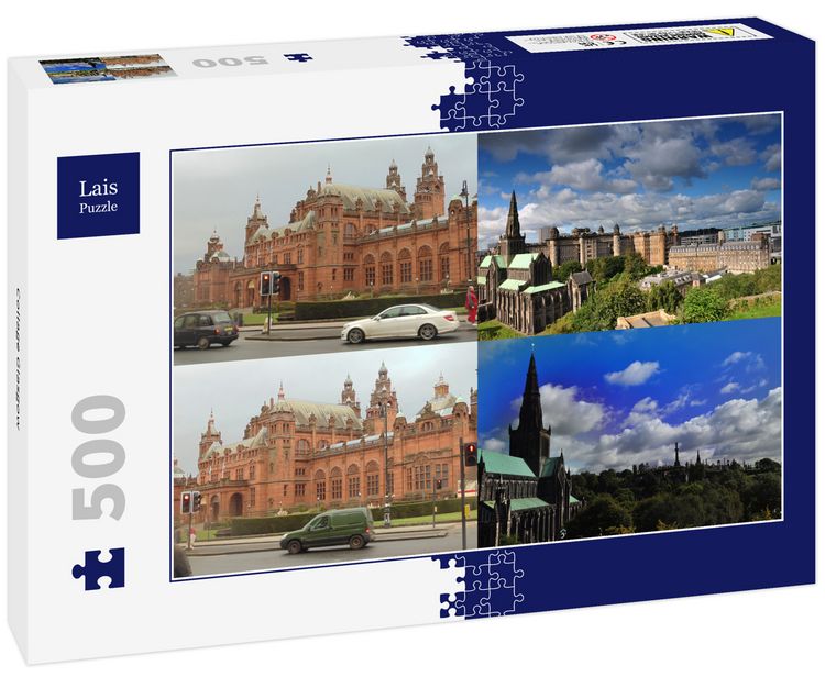 Produktbild: Lais Puzzle Collage Glasgow 500 Teile