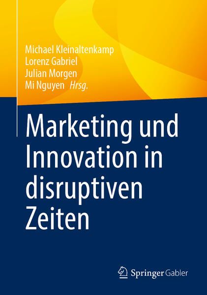 Produktbild: Marketing und Innovation in disruptiven Zeiten