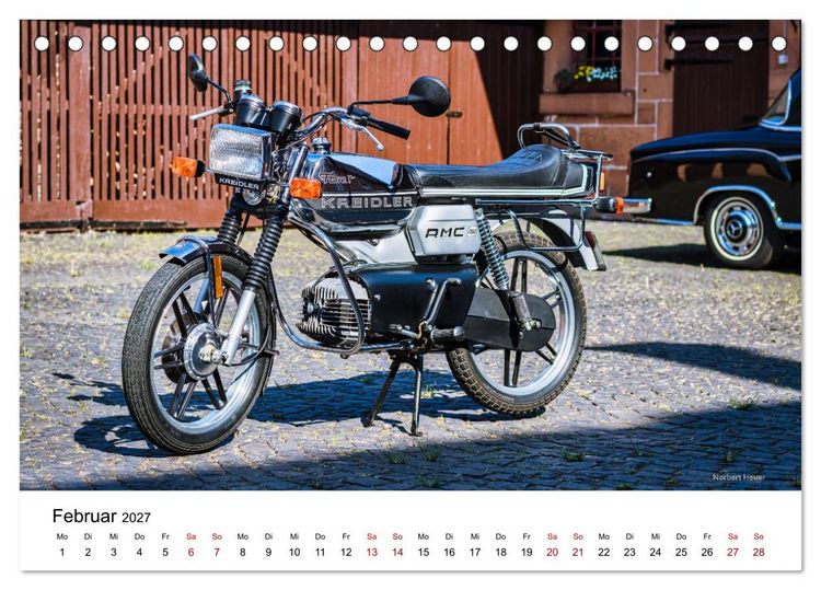 Produktbild: Kreidler-Kult (Tischkalender 2027 DIN A5 quer), CALVENDO Monatskalender