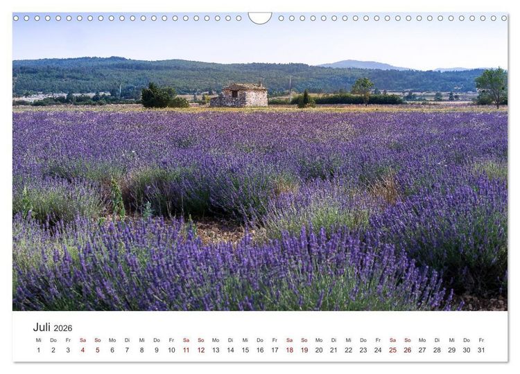Produktbild: Impressionen der Provence (Wandkalender 2026 DIN A3 quer), CALVENDO Monatskalender