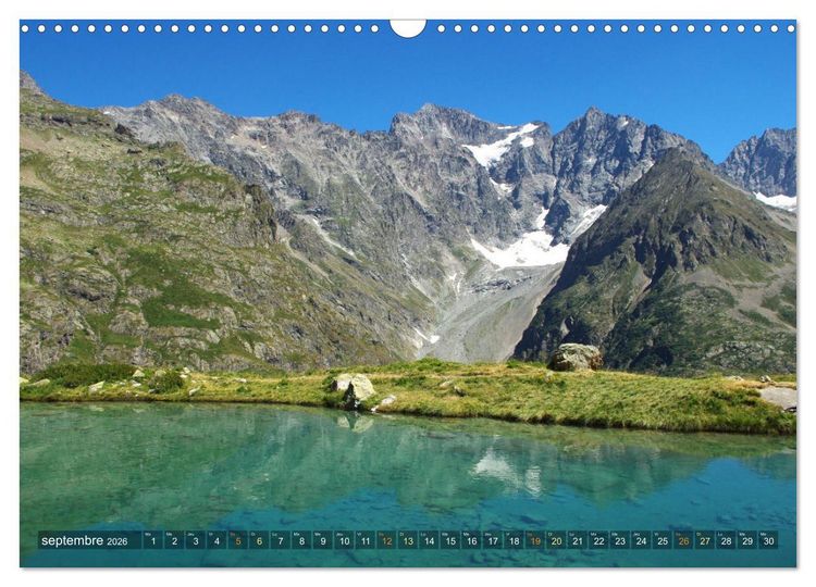 Produktbild: Le paradis des lacs de montagne (Calendrier mural 2026 DIN A3 vertical), CALVENDO calendrier mensuel
