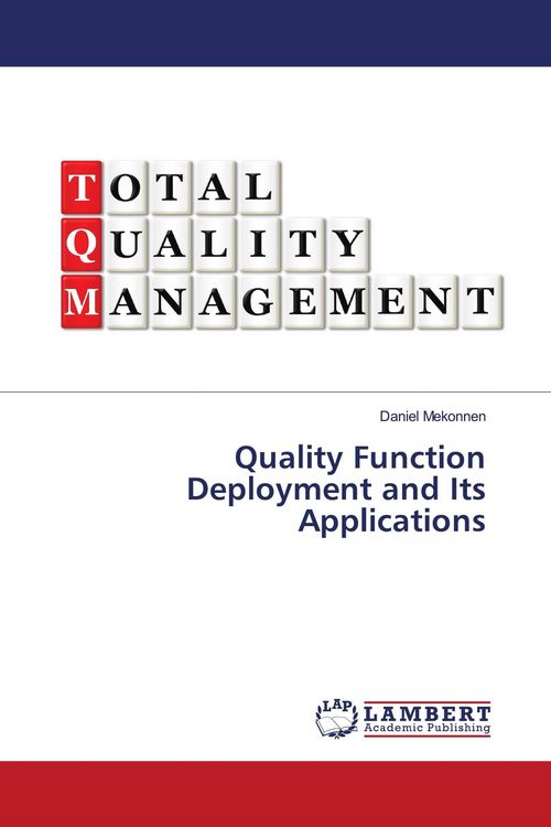 Produktbild: Quality Function Deployment and Its Applications