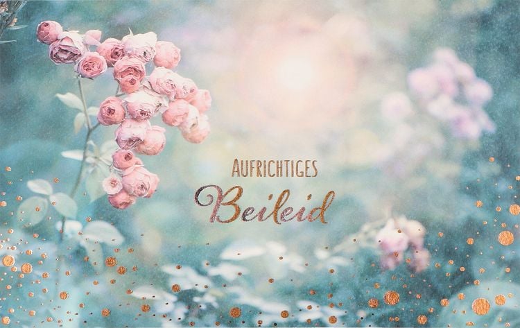 Produktbild: Trauerkarte - Aufrichtiges Beileid