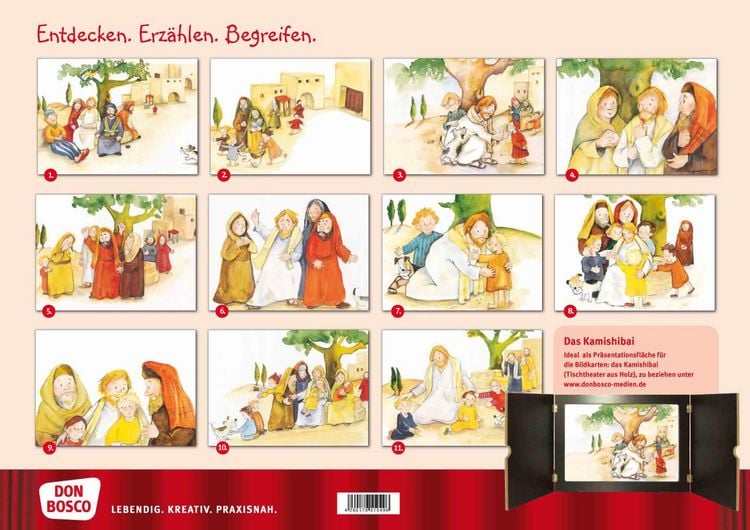 Produktbild: Jesus segnet die Kinder. Kamishibai Bildkartenset