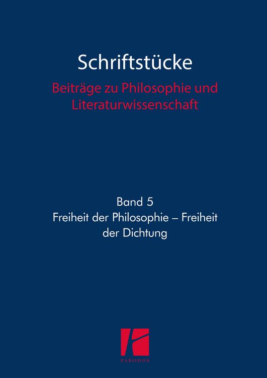 Produktbild: Freiheit der Philosophie &ndash; Freiheit der Dichtung