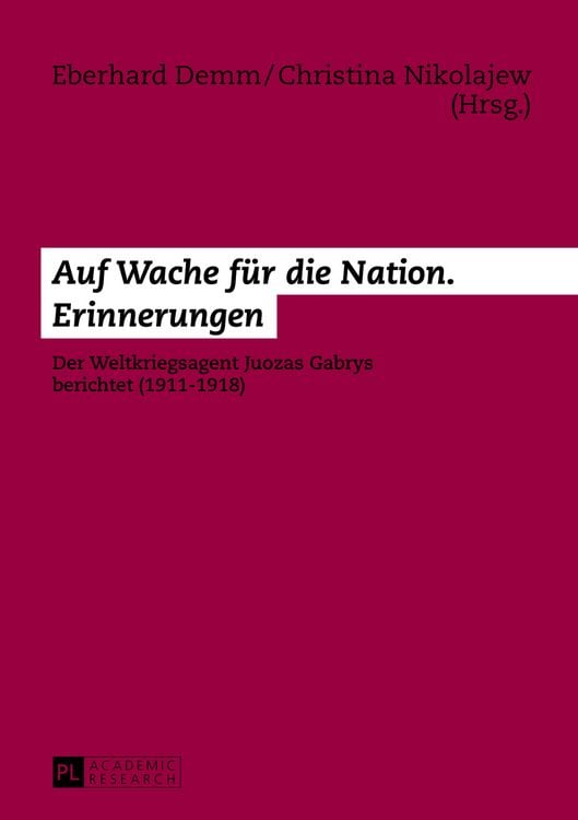 Produktbild: Auf Wache fuer die Nation. Erinnerungen