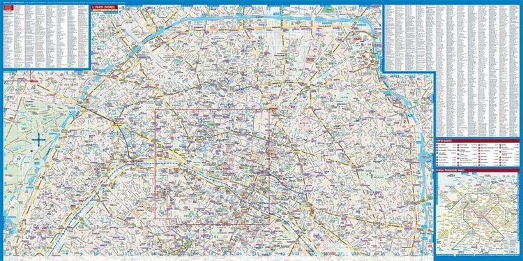 Produktbild: Paris, Borch Map