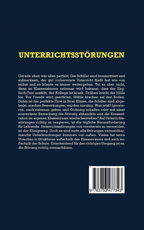 Produktbild: Unterrichtsst&ouml;rungen stoppen & vorbeugen auch in schwierigen Klassen