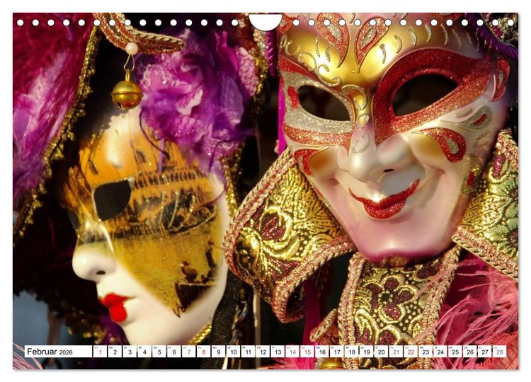 Produktbild: Venedig - Die traumhaft sch&ouml;ne Lagunenstadt (Wandkalender 2026 DIN A4 quer), CALVENDO Monatskalender