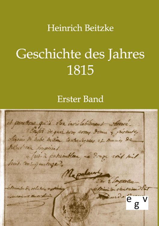 Produktbild: Geschichte des Jahres 1815
