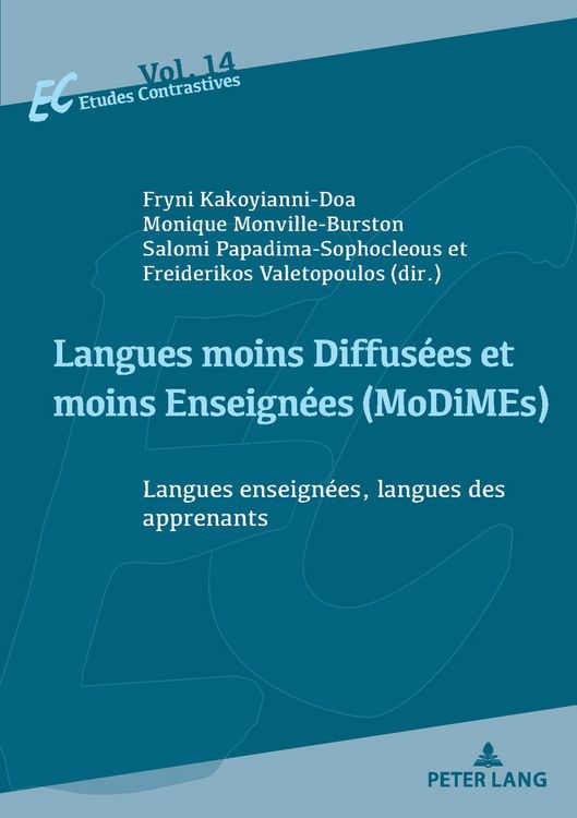 Produktbild: Langues moins Diffus&eacute;es et moins Enseign&eacute;es (MoDiMEs)/Less Widely Used and Less Taught languages