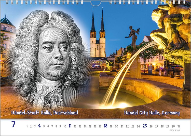 Produktbild: Komponisten-Kalender, ein Musik-Kalender 2027, DIN A4