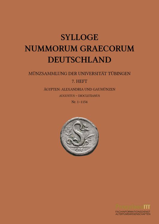 Produktbild: Sylloge Nummorum Graecorum Deutschland - M&uuml;nzsammlung der Universit&auml;t T&uuml;bingen