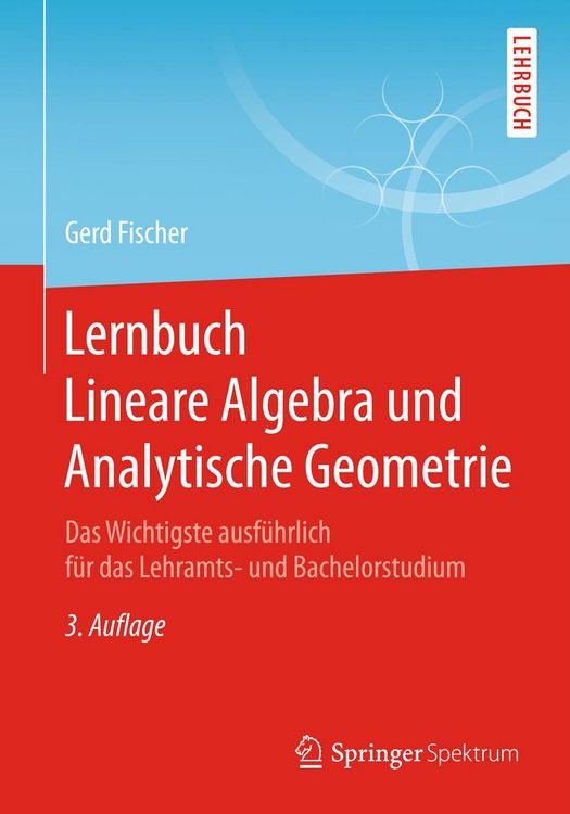 Produktbild: Lernbuch Lineare Algebra und Analytische Geometrie