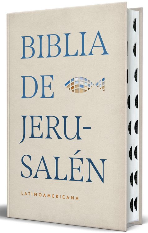 Produktbild: Biblia Cat&oacute;lica Biblia de Jerusal&eacute;n Latinoamericana, Tapa Dura Edici&oacute;n Cl&aacute;sica Marr&oacute;n Arena Con &Iacute;ndice / Jerusalem Bible - Latin American Edition Hc Sand