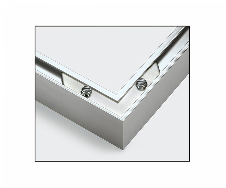 Produktbild: MNZ - Alurahmen Tripty. Silber 50x80 cm