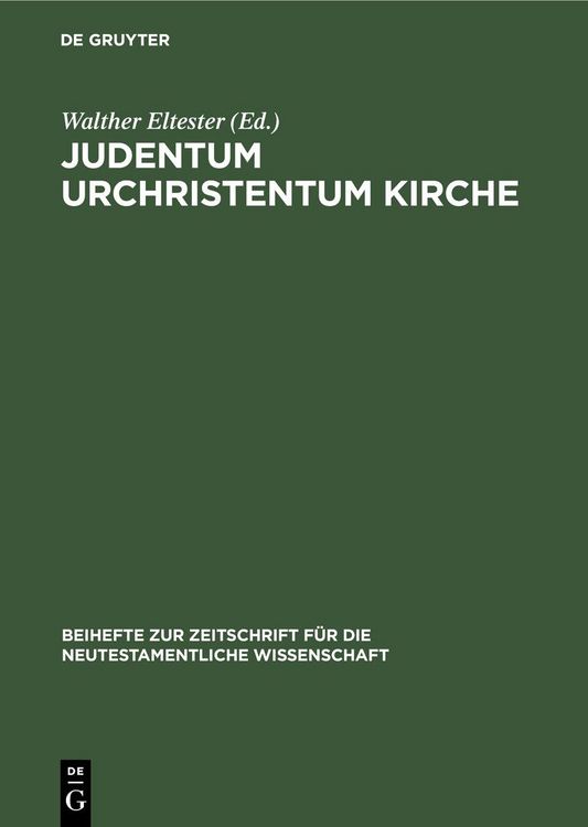 Produktbild: Judentum Urchristentum Kirche