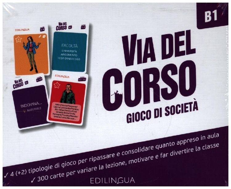 Produktbild: Via del corso B1 - Il gioco di societ&agrave;