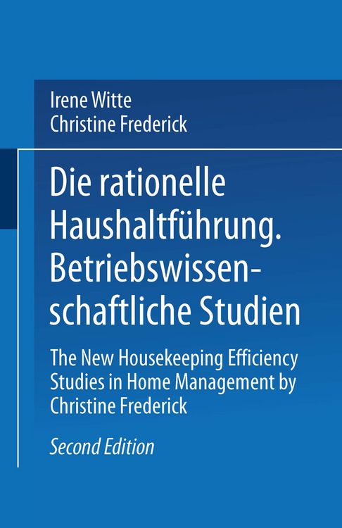 Produktbild: Die rationelle Haushaltf&uuml;hrung