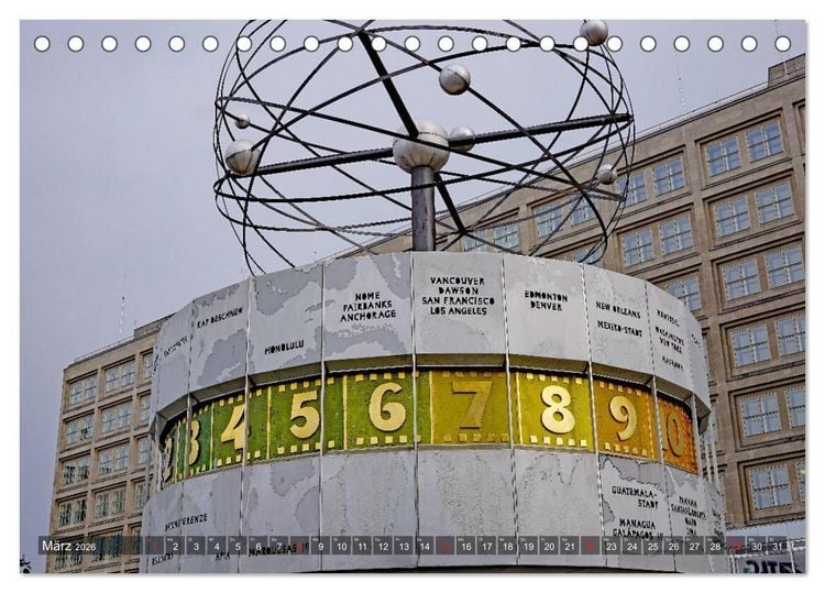 Produktbild: Hauptstadt Berlin (Tischkalender 2026 DIN A5 quer), CALVENDO Monatskalender