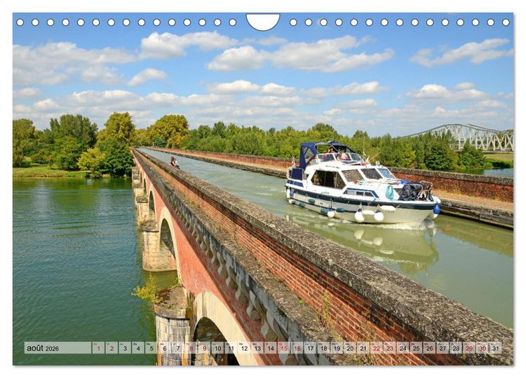 Produktbild: Occitanie fluviale (Calendrier mural 2026 DIN A4 vertical), CALVENDO calendrier mensuel