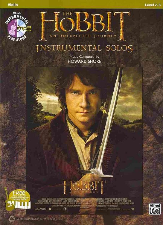 Produktbild: Shore, H: Hobbit: An Unexpected Journey Instrumental Solos