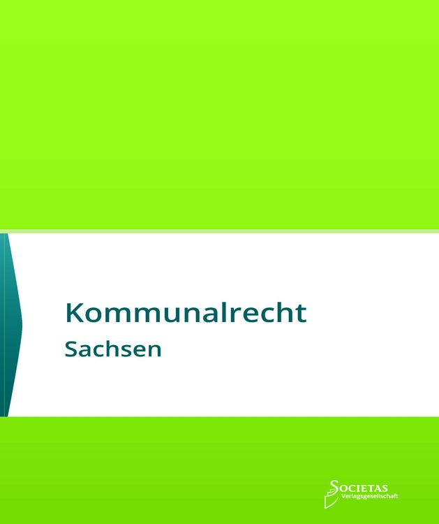 Produktbild: Kommunalrecht Sachsen