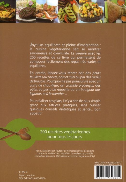 Produktbild: 200 recettes v&eacute;g&eacute;tariennes