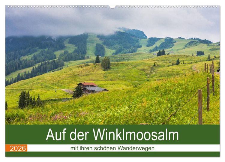Produktbild: Auf der Winklmoosalm (Wandkalender 2026 DIN A2 quer), CALVENDO Monatskalender