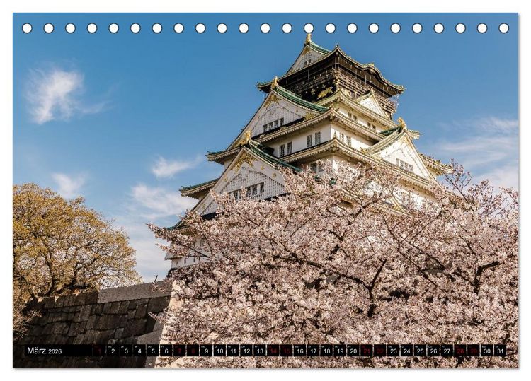 Produktbild: Kaleidoskop Japan (Tischkalender 2026 DIN A5 quer), CALVENDO Monatskalender