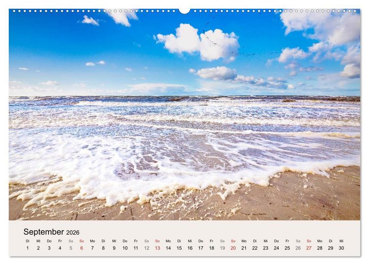 Produktbild: STRANDLUST: Fischland-Dar&szlig;-Zingst (hochwertiger Premium Wandkalender 2026 DIN A2 quer), Kunstdruck in Hochglanz