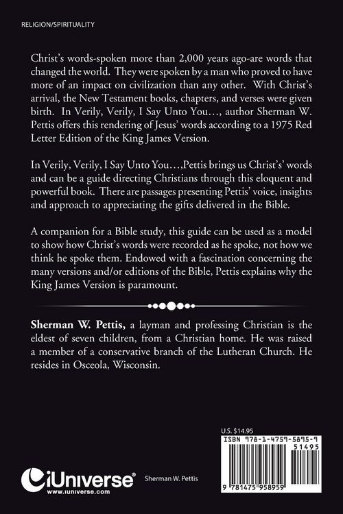 Produktbild: Verily, Verily, I Say unto You ...