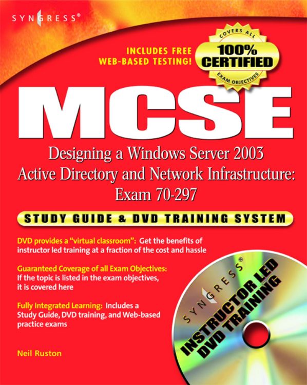 Produktbild: MCSE Designing a Windows Server 2003 Active Directory and Network Infrastructure(Exam 70-297)