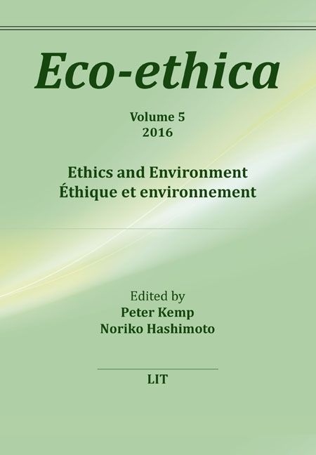 Produktbild: Ethics and Environment. &Eacute;thique et environnement