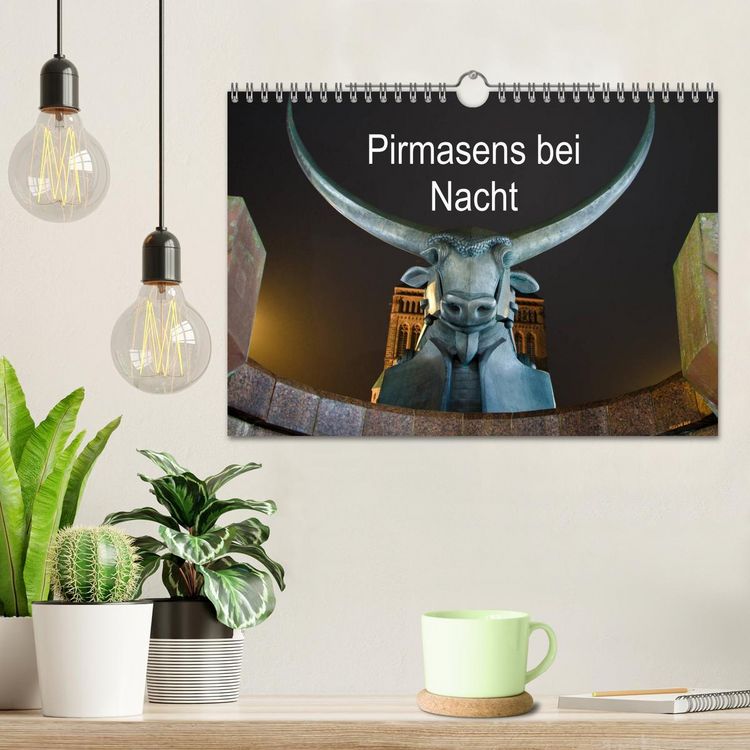Produktbild: Pirmasens bei Nacht (Wandkalender 2026 DIN A4 quer), CALVENDO Monatskalender